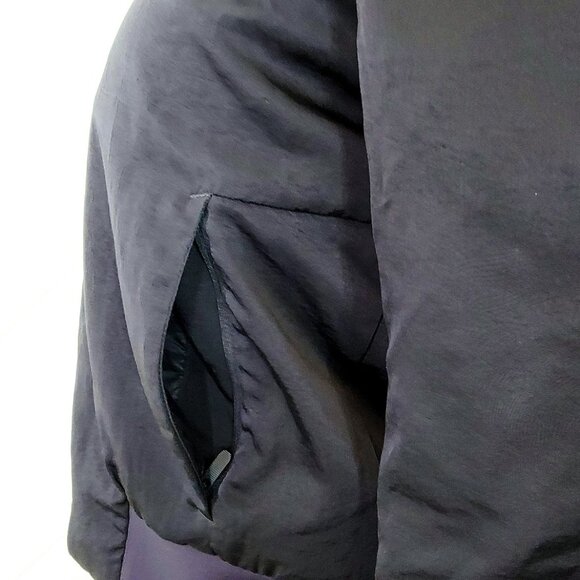 Lululemon Women's Midnight Navy Non-Stop Full-Zip Reversible Bomber Jacket Sz 6 - Picture 6 of 8